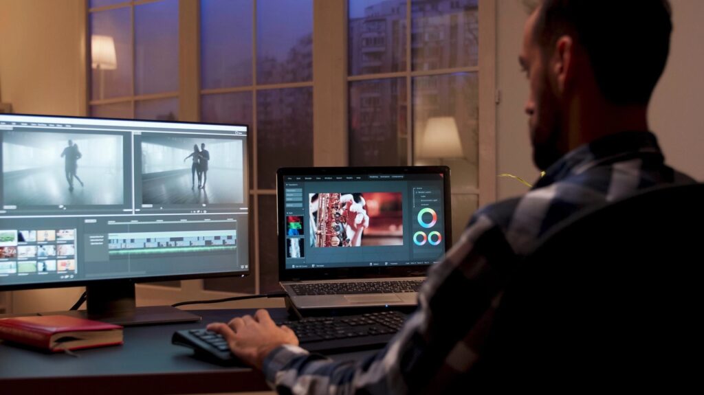 fotografia e video editing